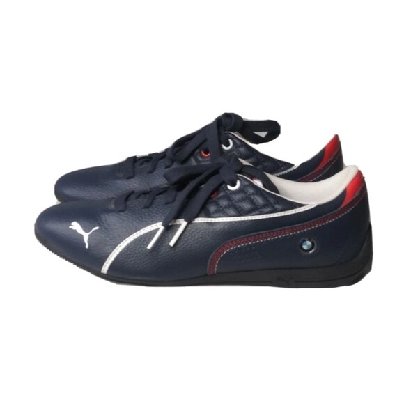 PUMA BMW Motorsport Drift Cat 6 Leather Shoes Size 7.5 Blue main image 6